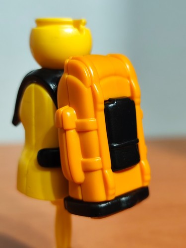 Playmobil sac dos orange - playmobil,