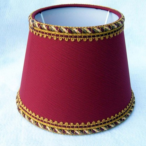 Abat jour tissu bordeaux 16 - abat-jour, en