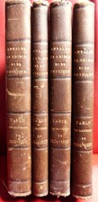 Annales de chimie et de physique - Tables des matières 1851-1893 (4 volumes)