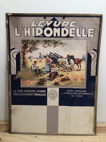Ancien carton levure - carton,