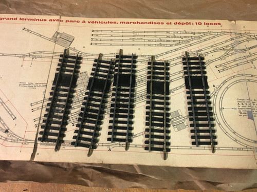 Ancien jouef rails - rails, droits