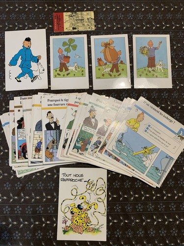 Lot fiches cartes - lot,