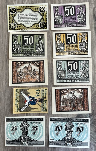 Lot billets allemand - lot,