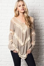 Umgee MOCHA Crochet Gypsy Boho