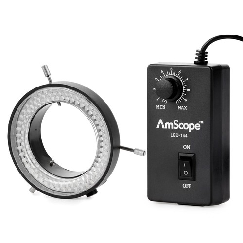 Amscope led 144 - amscope, 144-led