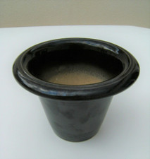 Ancien cache-pot  Céramique vintage 1950 porte plante design Style Matégot Jouve