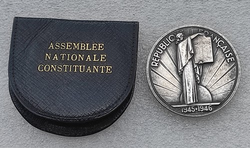 Rare medaille argent assemblee - rare,