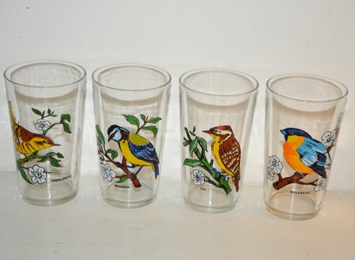 Lot grands verres moutarde - grands,