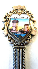 PETITE CUILLERE DE COLLECTION SPOON - COUTEAU A BEURRE - LA ROCHELLE 11 cm