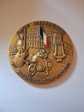 Medaille Bronze  Pichard Garde Republicaine 1er Régiment D Infanterie.