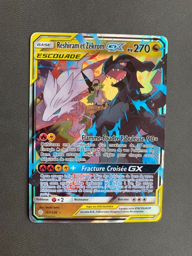 Carte pokémon reshiram et - :,