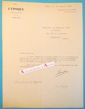 ● Jean Louis VIGIER 1946 - l'Epoque - Journal des charbonnages à Girod de l'AiN