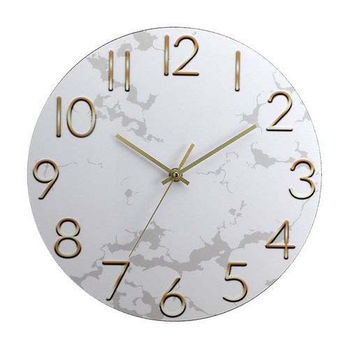Horloge murale ronde pouces - horloge,