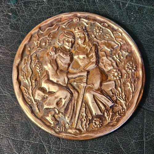 Médaille table bronze - de,