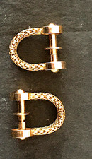 Paire de boutons de manchettes Or tête d'aigle 12,4g