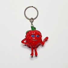 Anciens Porte-clé publicitaire OASIS Framboise Orange Jus Fruits Ex. É