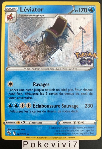 Carte pokemon leviator - carte,