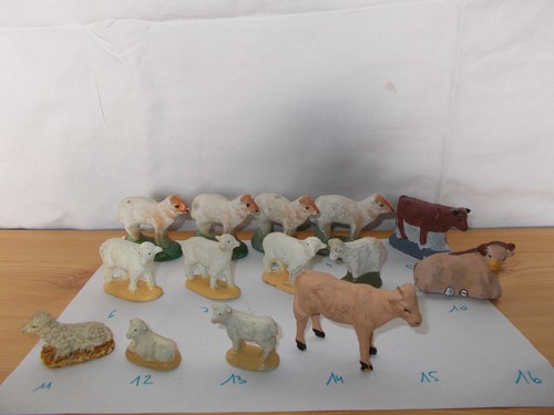 Ancien santons crèche - 14,