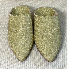 Moroccan, NWOT, Gold babouche