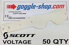 50 Quantité Goggle-Shop Tear Offs Pour Scott VOLTAGE Lunettes Motocross Palmes