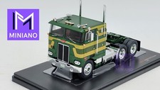 CAMION AMERICAIN PETERBILT 352 PACEMAKER 1979 VERT/JAUNE IXO 1/43ème