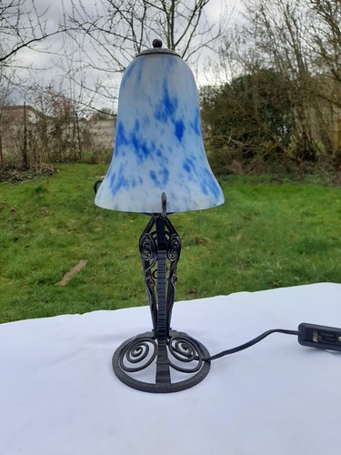 Ancienne lampe champignon fer - ancienne,