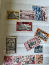 Lot anciens timbres colonies