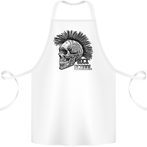 Tablier coton skull - tablier,