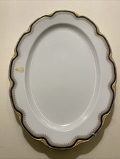 ancien  grand plat ovale en