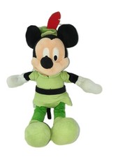 Doudou peluche Mickey Peter Pan 26 cm Disney Disneyland Resort Paris