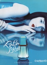 Publicité papier Parfum. Perfume ad. Loulou Blue de Cacharel 1996 France 