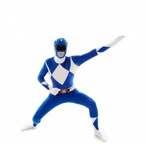 Adult blue power ranger - blue,