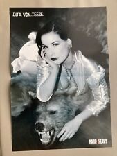 POSTER DITA VON TEESE UNDERCOVER SLUT 20,5 x 57 cm