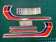 Honda CB 50 F blanche stickers