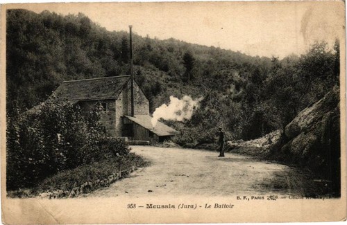 Cpa meussia le battoir - cpa,