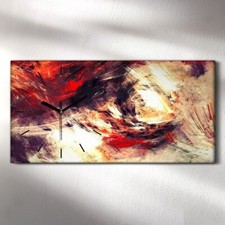 Horloge décorative sur toile