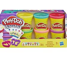 Play-doh Pate A Modeler A Paillette 6 Pots 336 grammes jeux d'imagination 