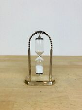 Petit sablier vintage métal