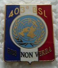 PIN'S MILITAIRE DU 403 BSL-RES