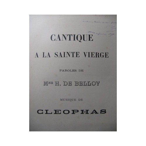 Cleophas cantique sainte - cleophas, à