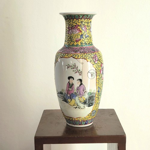Vase porcelaine canton - vase, de