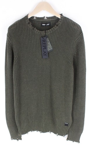Replay homme vert pull - homme,