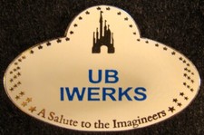 A SALUTE TO THE IMAGINEERS NAME TAG PIN UB IWERKS ARTIST PROOF ED 25! - RARE!