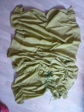 rideau store vert  à froncer , large 70 cms