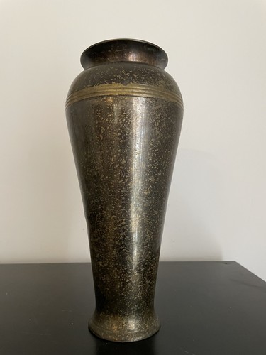 Vase fuseau métal vintage - métal,