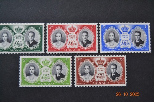 Timbres monaco 1956 - 1956, du