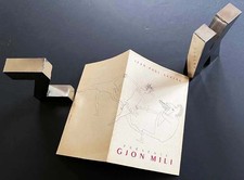 GJON MILI Photographe Caricature S. STEINBERG Expostion Paris J-P. SARTRE 1946