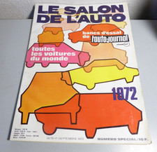 L'auto-journal auto journal Le salon de l'auto 1972 état BE