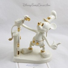 Figurine Mickey DISNEY Lenox Steamboat Willie porcelaine blanche 15 cm (VVMD)