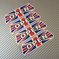 Door OPEN Sticker Mini Cooper